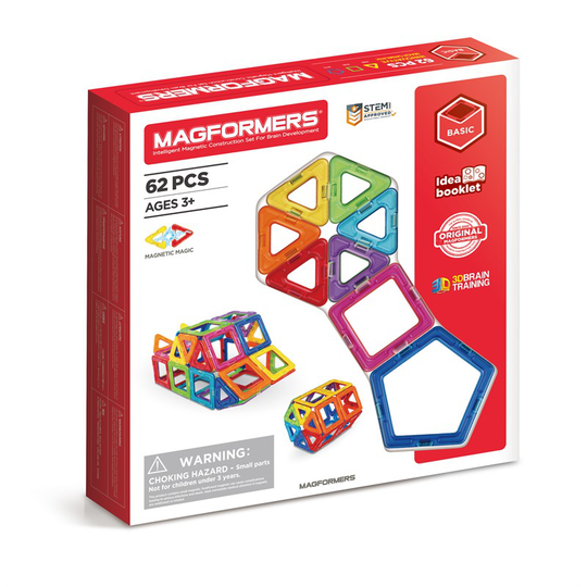 Magformers Rainbow 62 pc