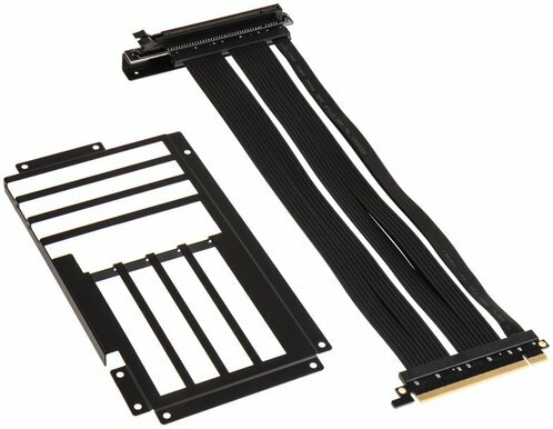 Lian Li O11-1X Riser Card Cable + PCI-Slot-Opening - Black