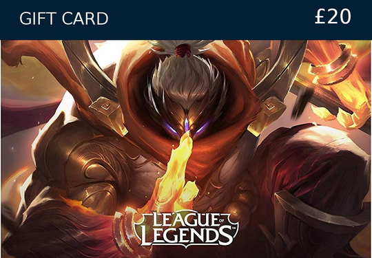 League of Legends 20 GBP Prepaid RP Card UK