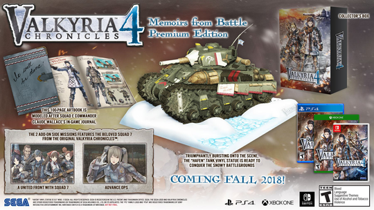 Valkyria Chronicles 4 Memoirs From Battle Premium Edition