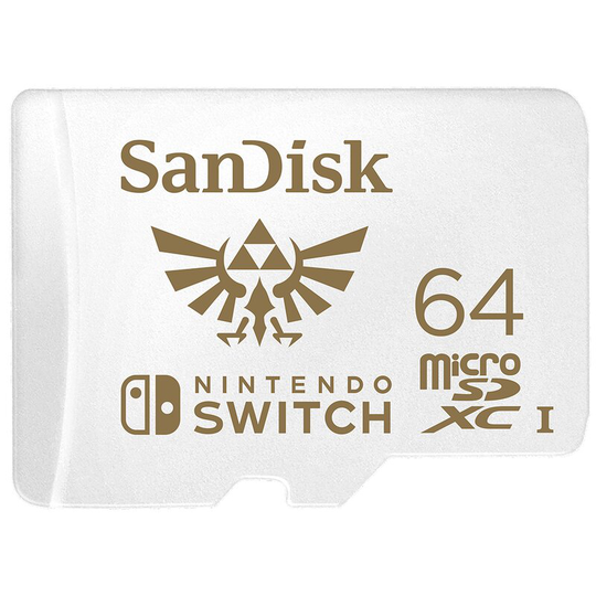 SanDisk Nintendo Switch - 64GB / MicroSDXC / Class 10 / UHS-1 / 100MB/s