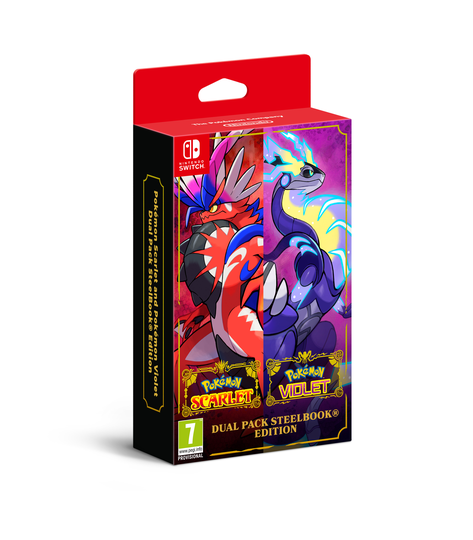 Pokémon Scarlet and Pokémon Violet Dual Pack SteelBook Edition