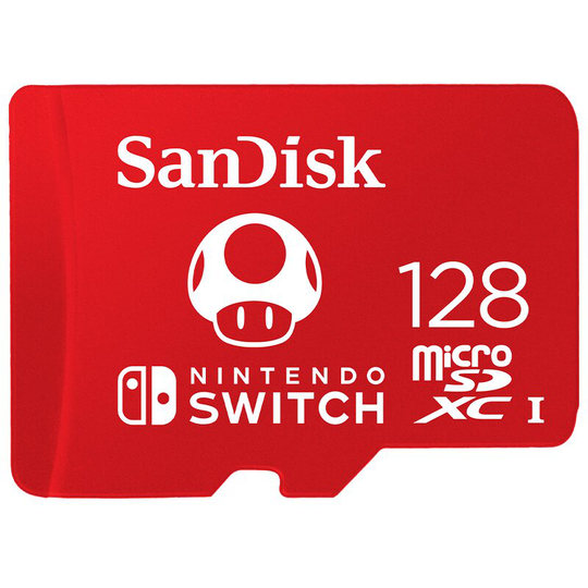 SanDisk Nintendo Switch - 128GB / MicroSDXC / Class 10 / UHS-1 / 100MB/s