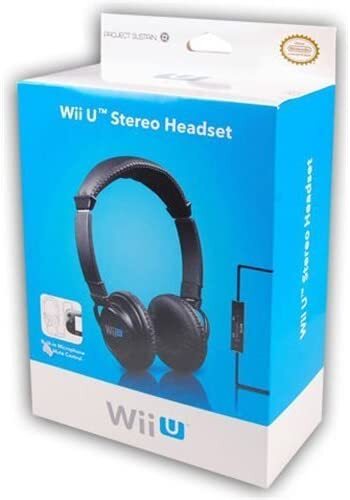 Official Nintendo Wii U Stereo Chat Headset