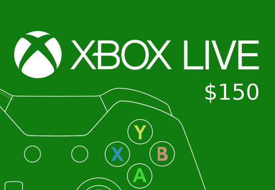 XBOX Live $150 Prepaid Card HK