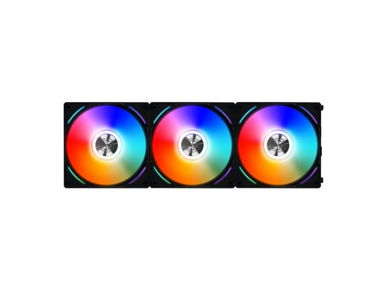 Lian Li UNI FAN AL120 / PWM / A-RGB / 120mm / 3-pack - Svart