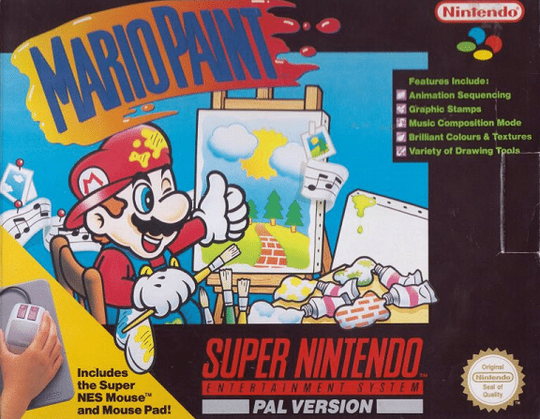 Mario Paint Inkl Mus