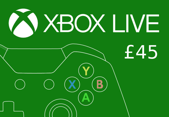 XBOX Live £45 Prepaid Card UK