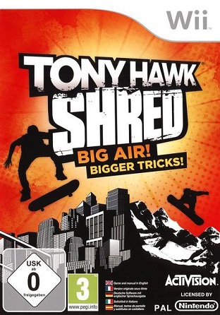 Tony Hawk Shred Exkl. Skateboard