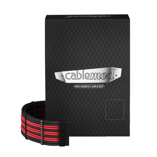 CableMod PRO ModMesh C-Series RMi RMx Cable Kit - black/red