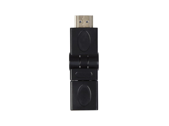 iiglo HDMI adapter vinklad HDMI male till HDMI female, 90°-vinklad, v2.0, svart