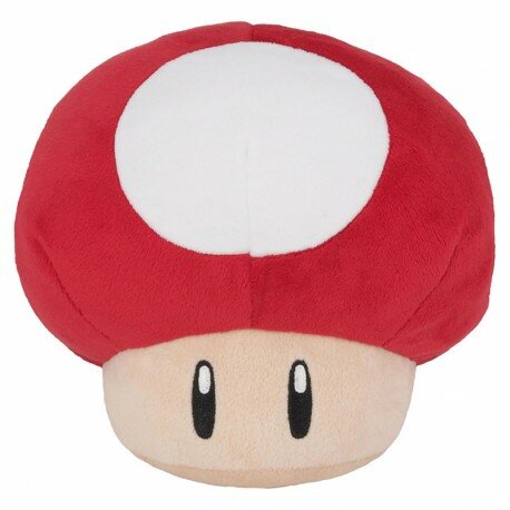 Super Mario - Mushroom Plush Red 15cm
