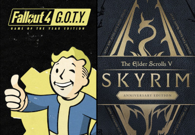 The Elder Scrolls V: Skyrim Anniversary Edition + Fallout 4 G.O.T.Y. EU XBOX One CD Key