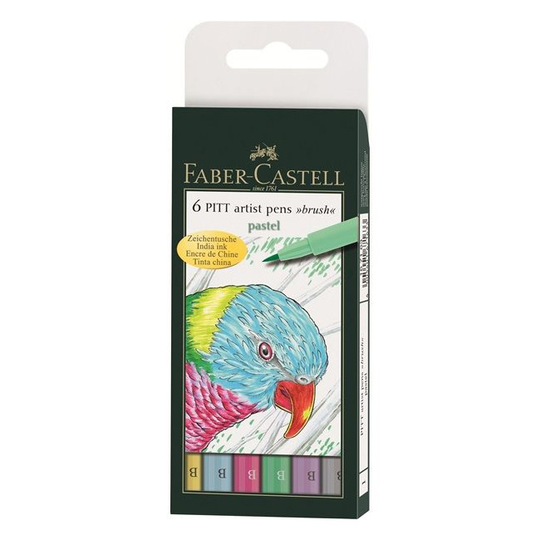 Faber castell Pitt artist brush pastel 6 pc