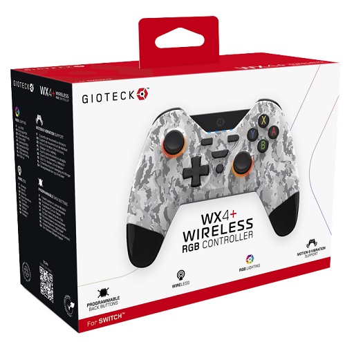 GIOTECK WX4+ Wireless RGB Controller