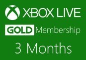 XBOX Live 3-month Gold Subscription Card US