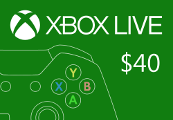 XBOX Live $40 Prepaid Card US
