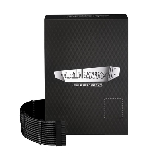 CableMod PRO ModMesh C-Series RMi RMx Cable Kit - Svart