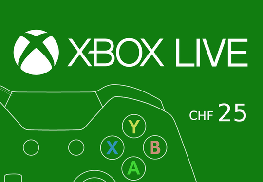 XBOX Live 25 CHF Prepaid Card CH