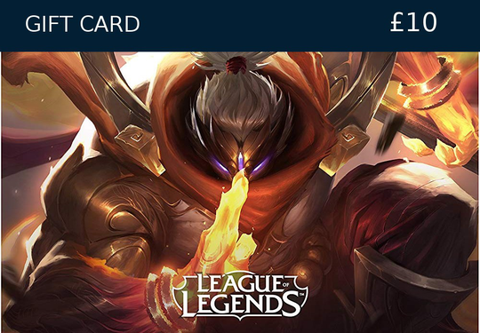 League of Legends 10 GBP Prepaid RP Card UK