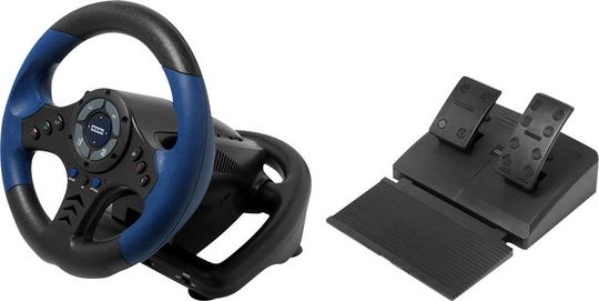 Racing Wheel 4 with Foot Pedals For PS3 & PS4