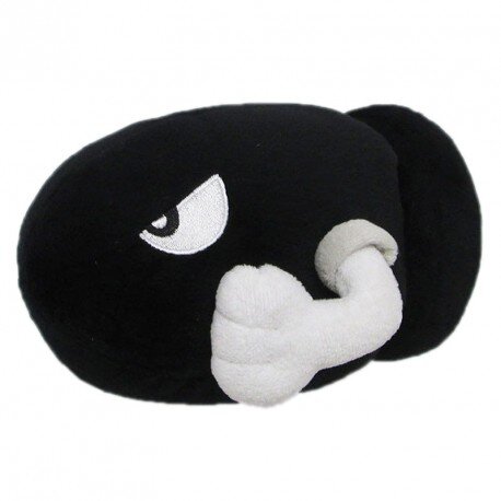Super Mario - Bullet Bill Plush 13cm