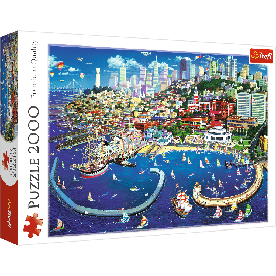 Pussel Trefl 2000 pc San Francisco Bay 27107