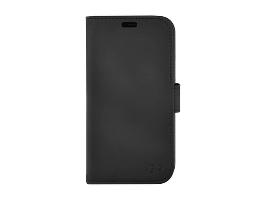 iiglo iPhone 12 / iPhone 12 Pro Plånboksfodral - Svart