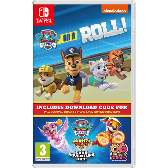 Paw Patrol On a Roll! & Mighty Pups Save Adventure Bay!