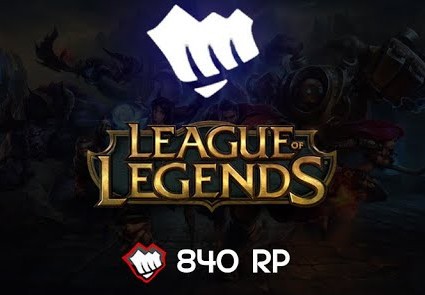 League of Legends 840 RP Prepaid Card TR