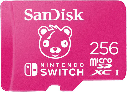 SanDisk Nintendo Switch - 256GB Fortnite Edition / MicroSDXC / Class 10 / UHS-1 / 100MB/s