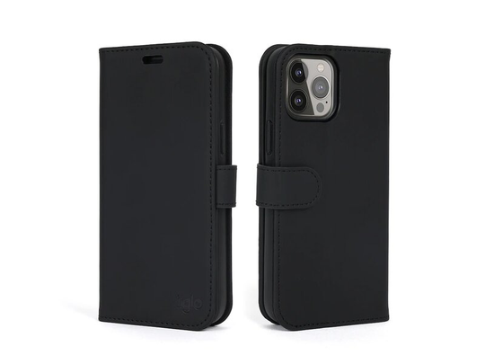 iPhone 13 Pro Max / iiglo / Plånboksfodral - Svart