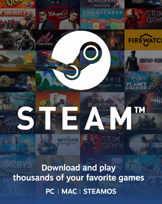 STEAM Wallet Code $20 US